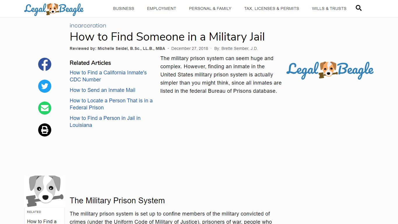 How to Find Someone in a Military Jail | Legal Beagle